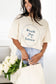 BOOK LOVER Tshirt in Ivory